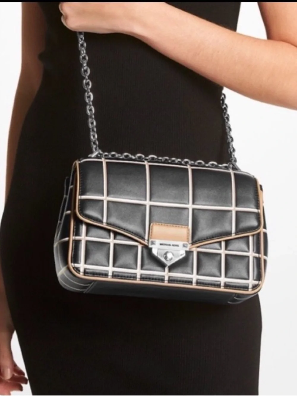 Michael Kors “Soho” Large Quilted Leather Shoulder Bag NWT